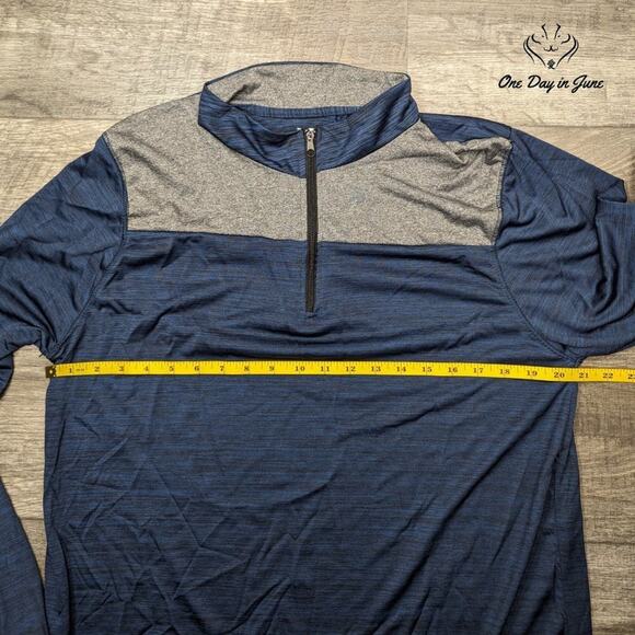 Real Essentials 3 Pack Half Zip Dry Fit Sweatshirt Size L - Picture 2 of 4